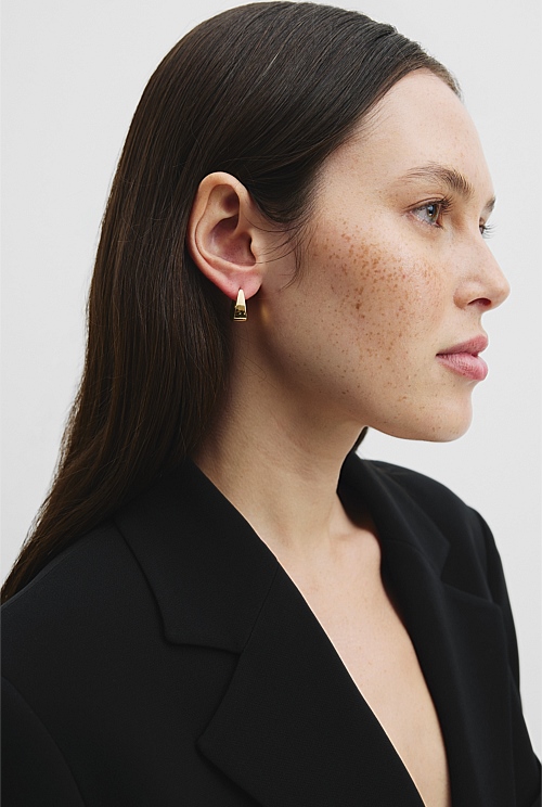 Mini Leni Hoop Earring