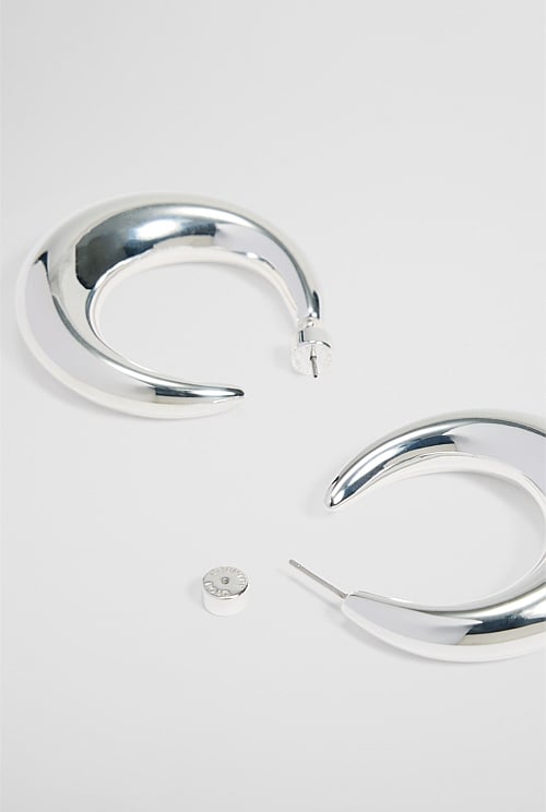 Extra Large Lunar Hoop Earring