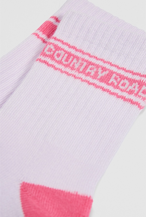 Organically Grown Cotton Blend CR Sport Crew Sock