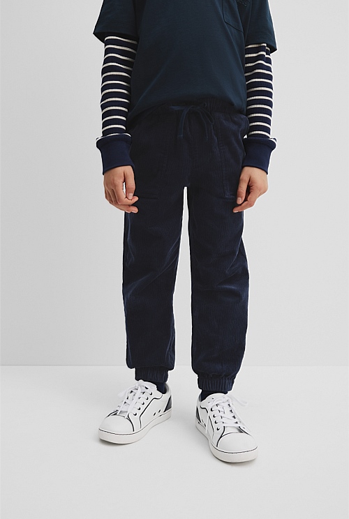 Organically Grown Cotton Cord Jogger Pant