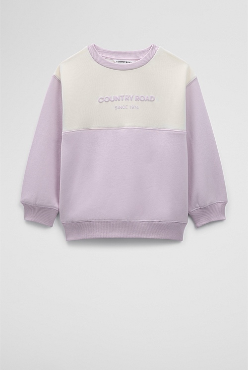 Australian Cotton Splice Logo Sweat