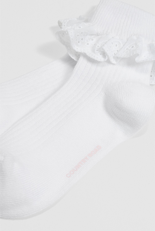 Rib Frill Sock