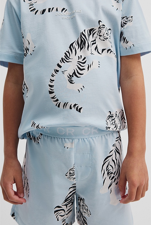 Organically Grown Cotton Tiger Pyjama Set