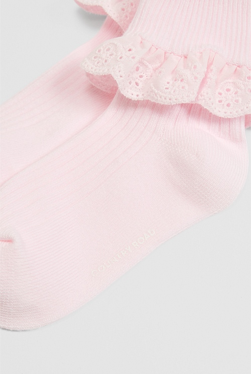 Rib Frill Sock