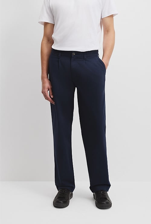 Relaxed Fit Twill Pant