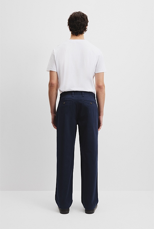 Relaxed Fit Twill Pant