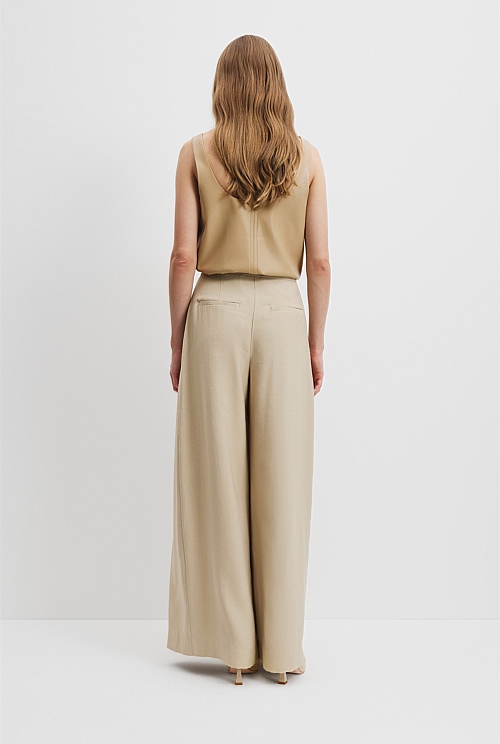 Palazzo Pleat Pant