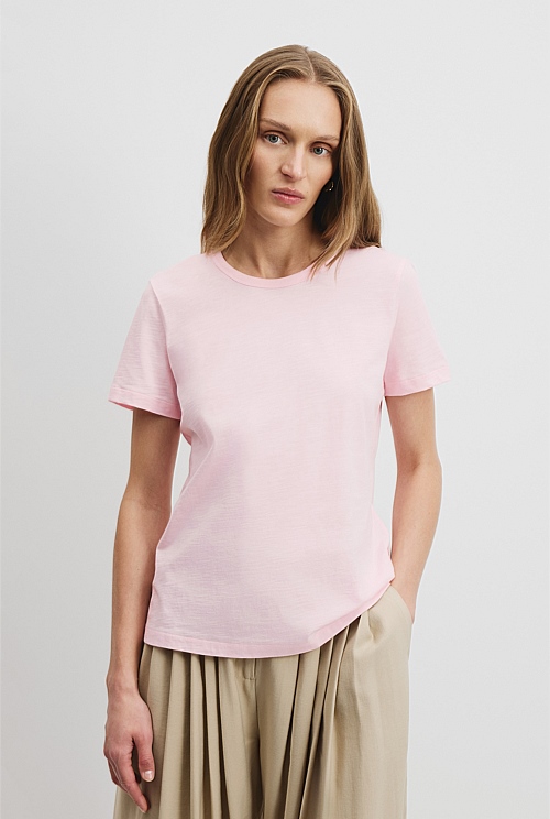 Australian Cotton Slub Short Sleeve T-Shirt