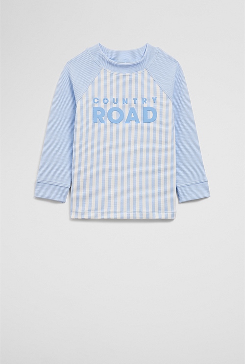 Stripe Logo Rash Vest