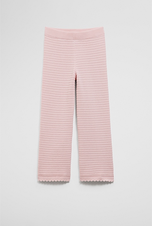 Organically Grown Cotton Knit Pant