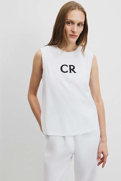 Australian Cotton CR Logo Tank