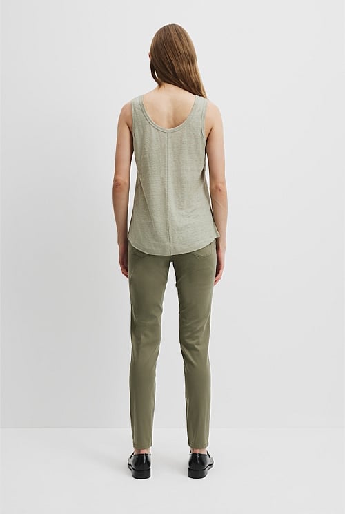 Linen Jersey Tank