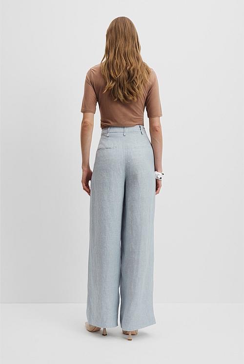 Organically Grown Linen Yarn Dyed Pant