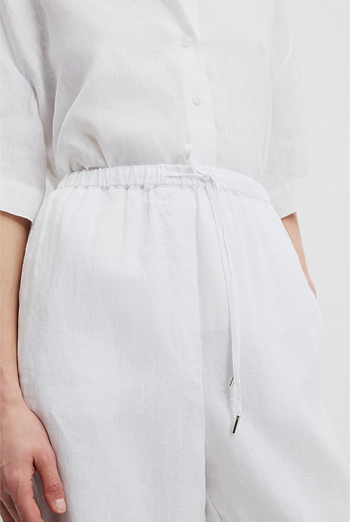 Organically Grown Linen Pull-On Pant