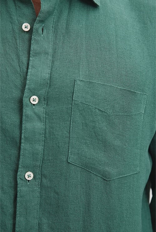 Regular Fit Organically Grown Linen Shirt