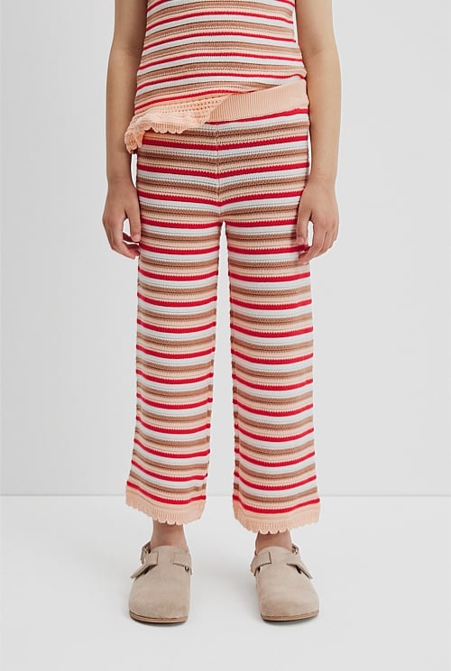 Organically Grown Cotton Knit Pant