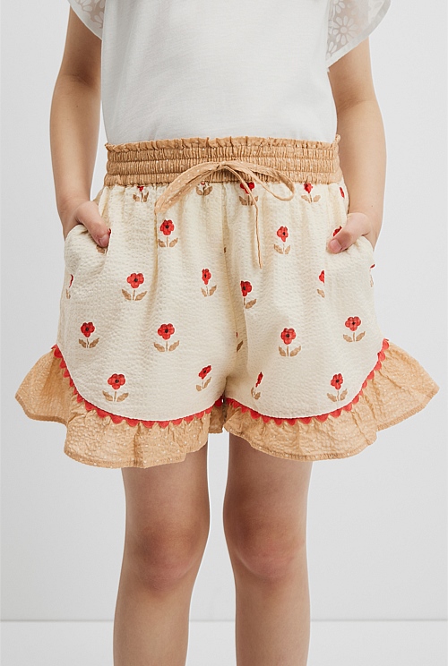 Pansy Frill Short