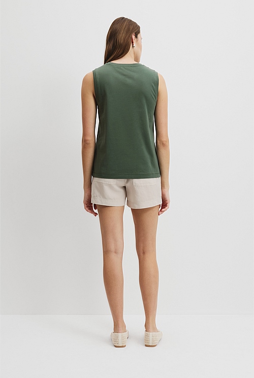 Australian Cotton Relaxed Tank