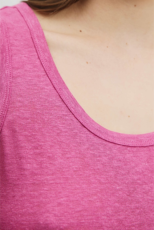 Linen Jersey Tank