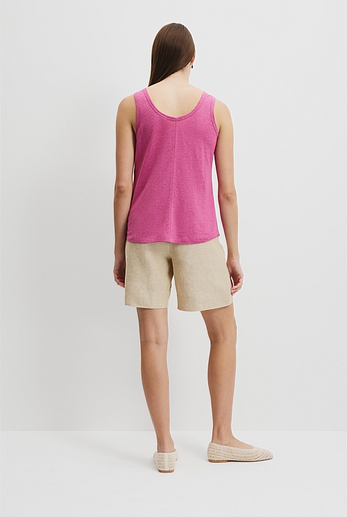 Linen Jersey Tank