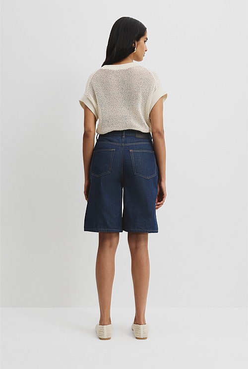 Denim Bermuda Short