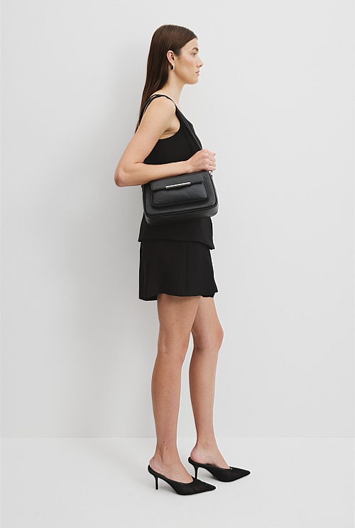 Pocket Front Crossbody Bag