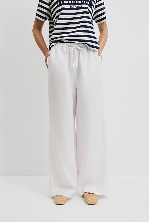 Teen Organically Grown Linen Pant