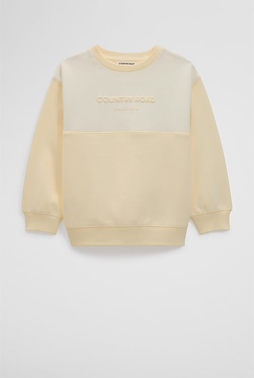 Australian Cotton Splice Logo Sweat