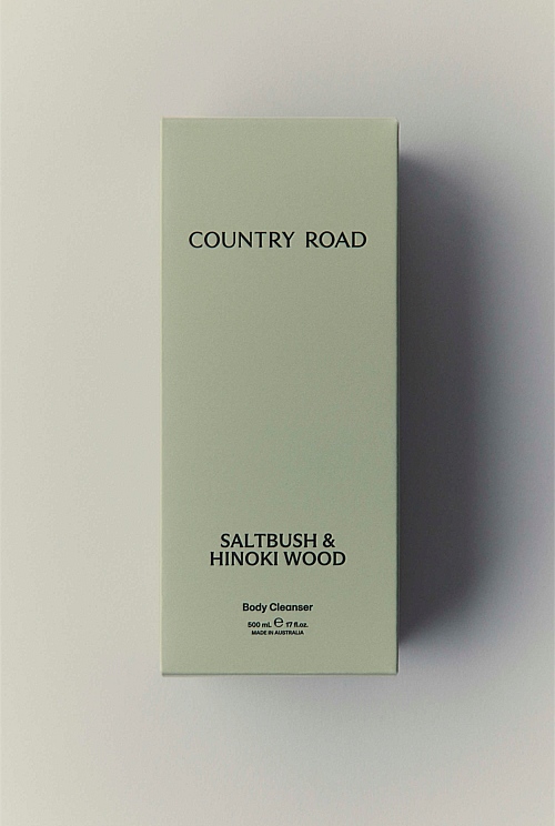 Australian Made Saltbush & Hinoki Wood Body Cleanser 500mL