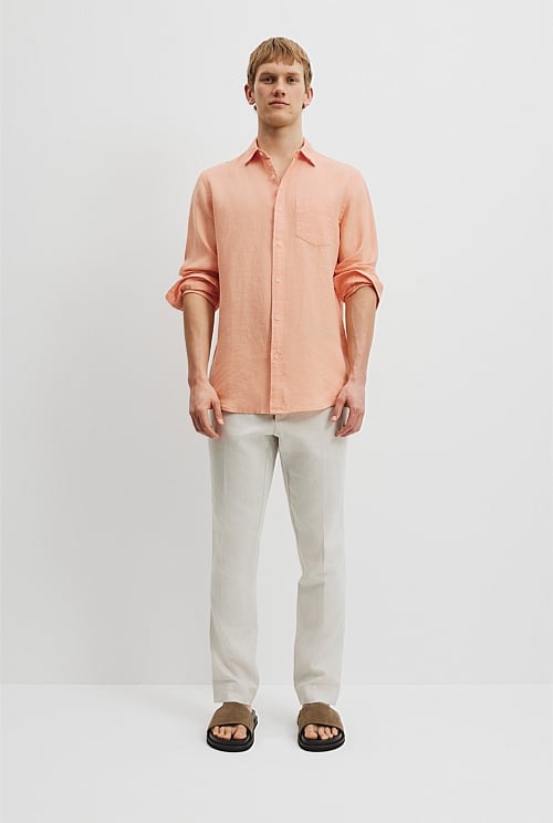 Regular Fit Organically Grown Linen Shirt