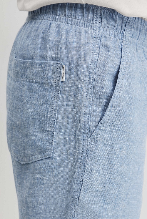 Organically Grown Linen Drawcord Short