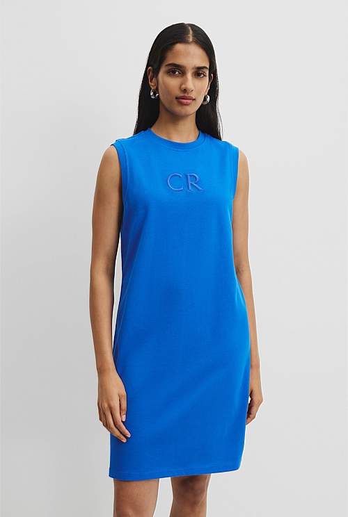 Australian Cotton Logo Tank Dress