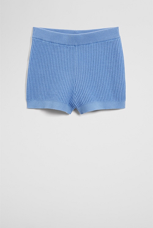 Organically Grown Cotton Knit Short