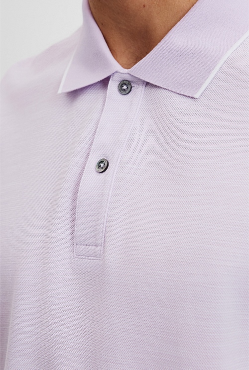 Australian Cotton Micro Textured Polo