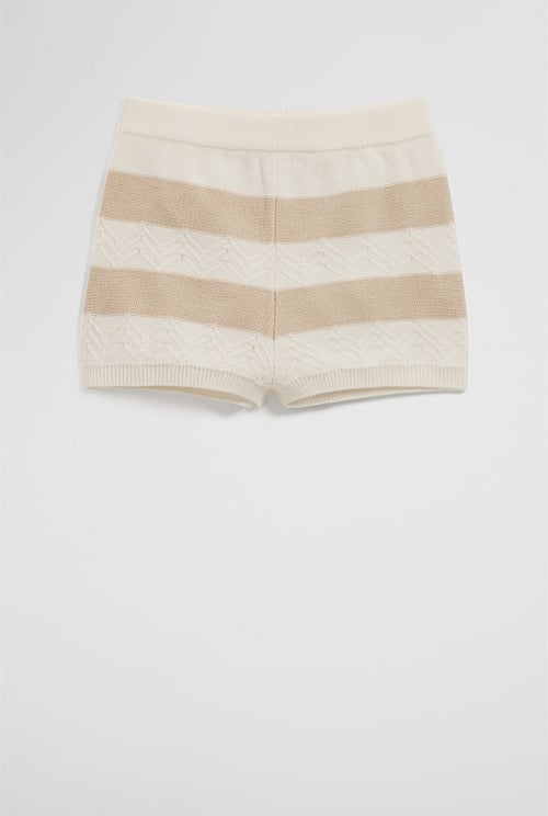 Organically Grown Cotton Wavy Knit Short