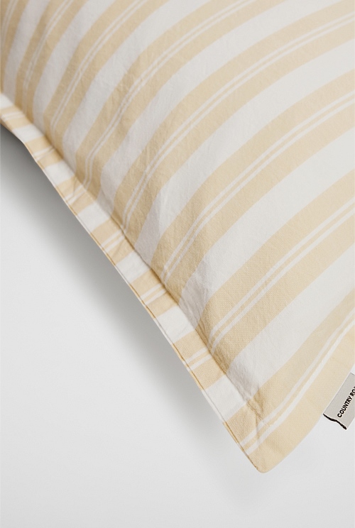 Brae Australian Cotton Stripe Standard Pillowcase Pair