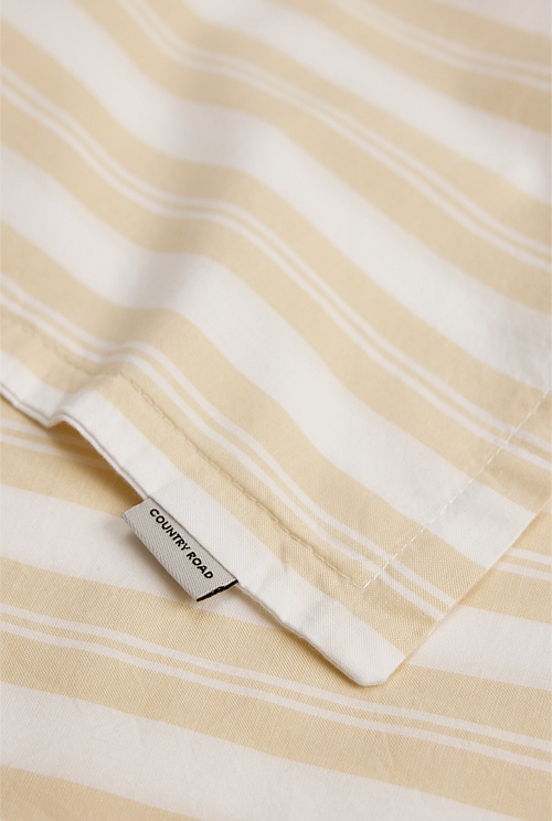 Brae Australian Cotton Stripe Queen Quilt Cover