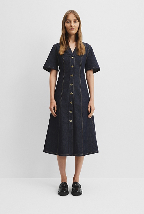 Panelled Midi Dress