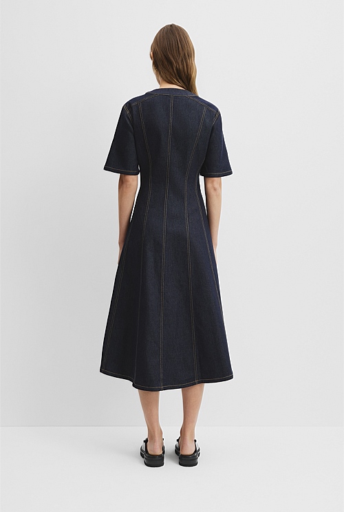 Panelled Midi Dress