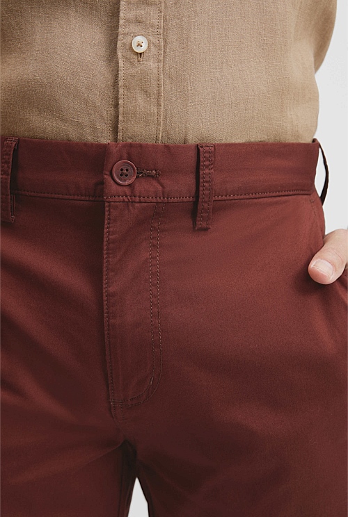 Verified Australian Cotton Stretch Chino Short