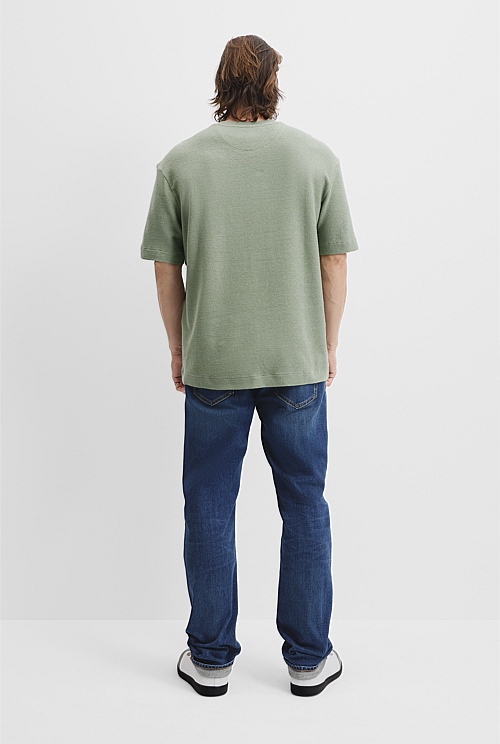 Australian Cotton Textured T-Shirt
