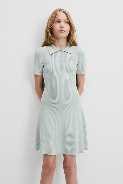 Teen Polo Knit Dress