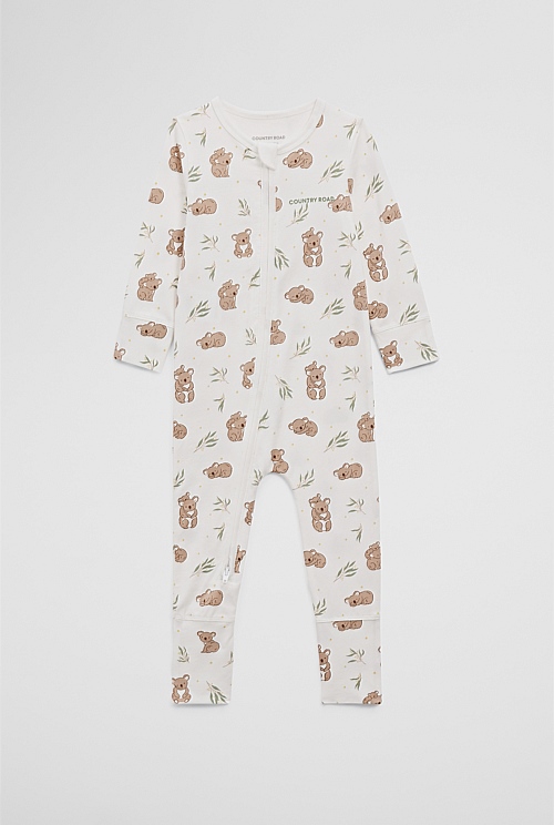 Organically Grown Cotton Koala Jumpsuit