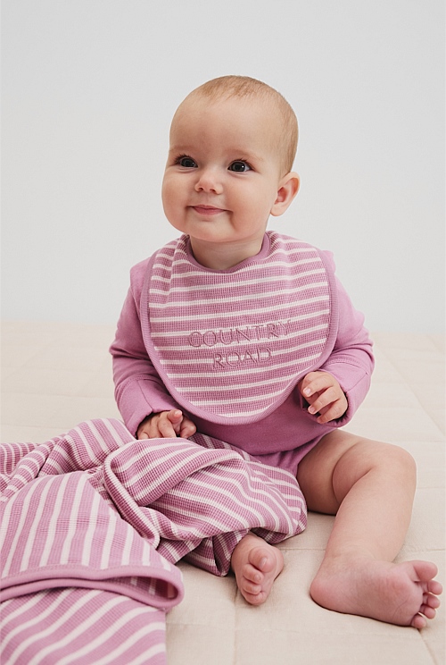 Organically Grown Cotton Waffle Blanket