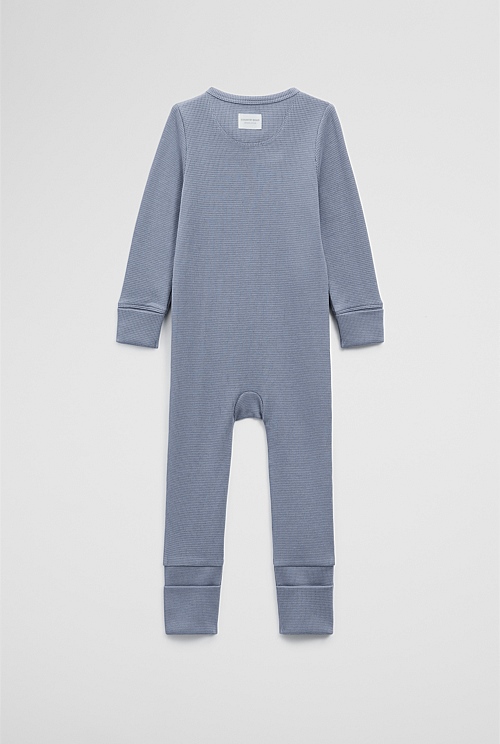 Organically Grown Cotton Waffle Jumpsuit