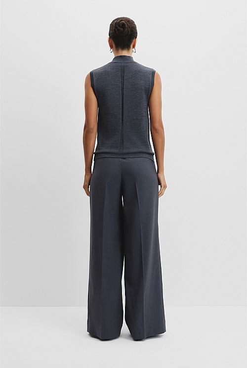 Verified Australian Merino Wool Mock Neck Knit