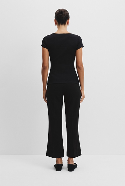 Australian Cotton Square Neck T-Shirt