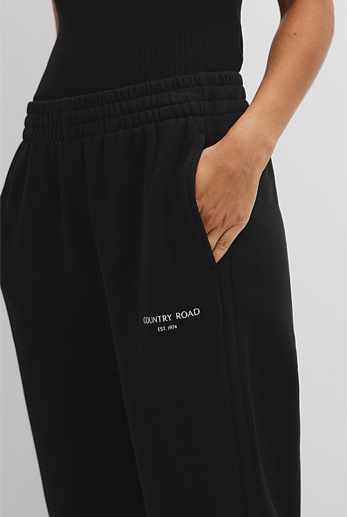 Australian Cotton Logo Track Pant