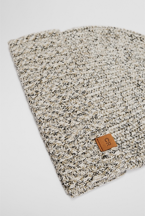 Organically Grown Cotton Blend Marle Beanie