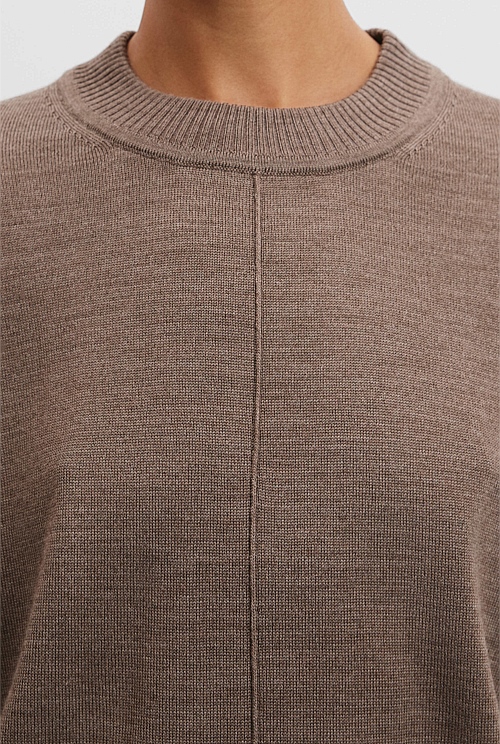 Verified Australian Merino Wool Crew Neck Knit